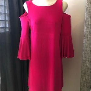 Ralph Lauren  pink dress peek a boo sleeves